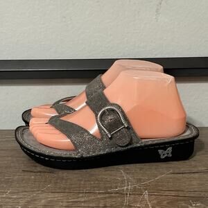 Alegria Karmen Women’s Comfort Sandals Shoes Size 37 (7-7.5) Gray